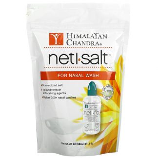 Himalayan Institute, Neti Salt, Salt for Nasal Wash, 1.5 lbs (680.3 g)