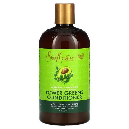 SheaMoisture, Power Greens Conditioner, Moringa & Avocado, 13 fl oz (384 ml)