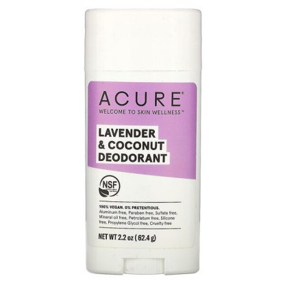 Acure, Deodorant, Lavender & Coconut, 2.2 oz (62.4 g)