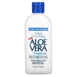 Fruit of the Earth, Aloe Vera with Naturals, Skin Care Lotion, 4 fl oz (118 ml)