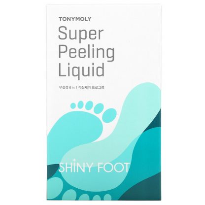 Tony Moly, Shiny Foot, Super Peeling Liquid, 1 Pair