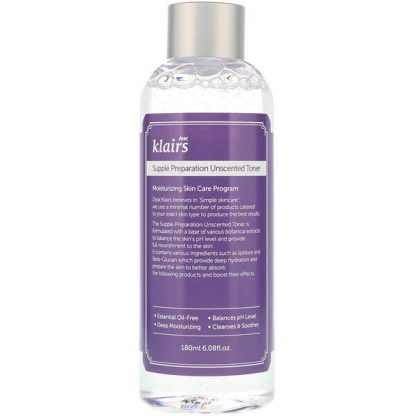 Dear, Klairs, Supple Preparation Unscented Toner, 6.08 fl oz (180 ml)