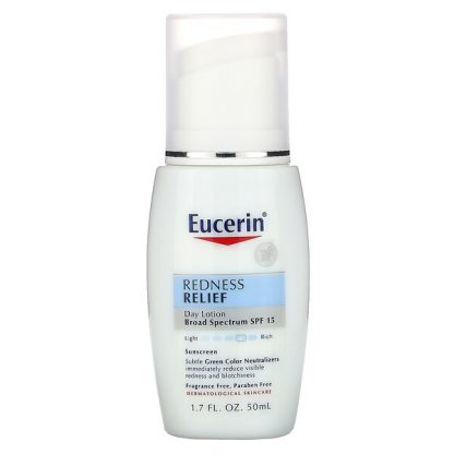 Eucerin, Redness Relief, Daily Perfecting Lotion SPF 15, Fragrance Free, 1.7 fl oz (50 ml)