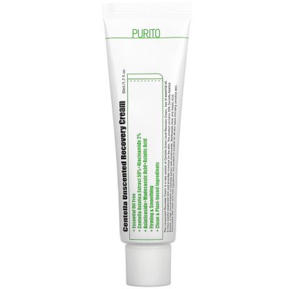 Purito, Centella Unscented Recovery Cream, 1.7 fl oz (50 ml)