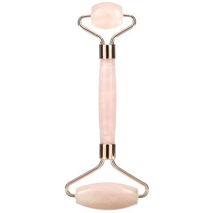 Grace & Stella, Rose Quartz Facial Massager, 1 Roller