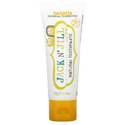 Jack n' Jill, Natural Toothpaste, Banana, Calendula, 1.76 oz (50 g)