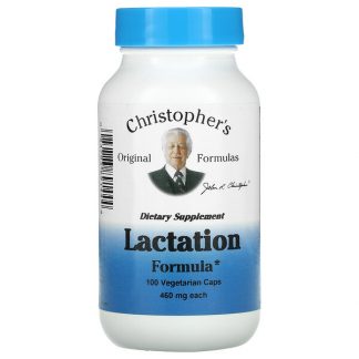 Christopher's Original Formulas, Lactation Formula, 460 mg, 100 Vegetarian Caps