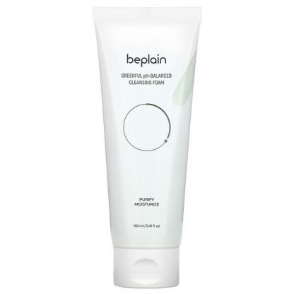 Beplain, Greenful pH-Balanced Cleansing Foam, 5.41 fl oz (160 ml)