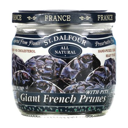 St. Dalfour, Giant French Prunes with Pits, 7 oz (200 g)