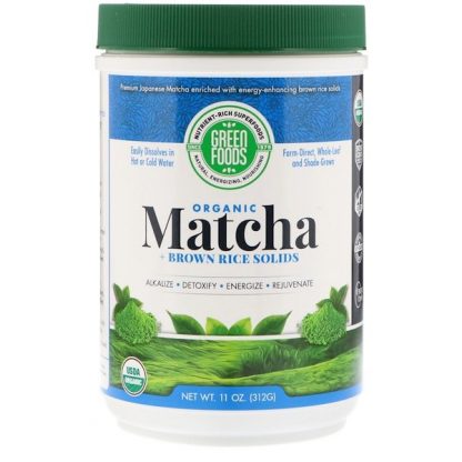 Green Foods, Ceremonial Grade Matcha Green Tea Energy Blend, 11 oz (312 g)