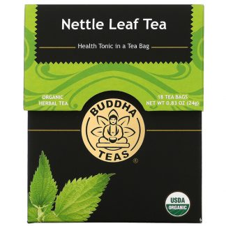 Buddha Teas, Organic Herbal Tea, Nettle Leaf, 18 Tea Bags, 0.83 oz (24 g)