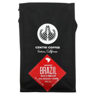 Cafe Altura, Organic Centri Coffee, Brazil, Milk Chocolate + Almond, Whole Bean, 12 oz (340 g)