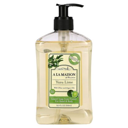 A La Maison de Provence, Liquid Soap For Hand & Body, Yuzu Lime, 16.9 fl oz (500 ml)