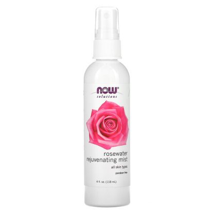 NOW Foods, Solutions, Rosewater Rejuvenating Spray, 4 fl oz (118 ml)