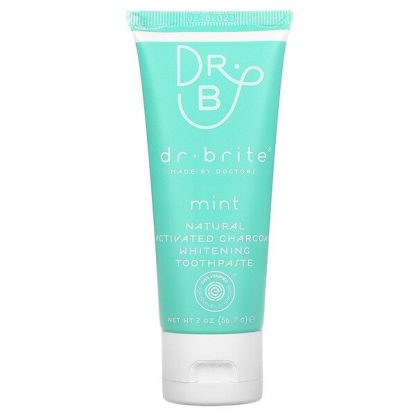 Dr. Brite, Natural Activated Charcoal Whitening Toothpaste, Mint, 2 oz (56.7 g)