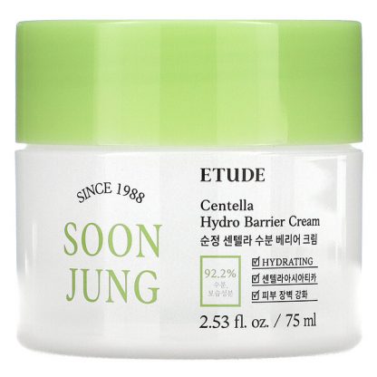 Etude, Soon Jung, Centella Hydro Barrier Cream, 2.53 fl oz (75 ml)