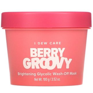 I Dew Care, Berry Groovy, Brightening Glycolic Wash-Off Beauty Mask, 3.52 oz (100 g)