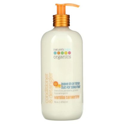 Nature's Baby Organics, Conditioner & Detangler, Vanilla Tangerine, 16 oz (473.2 ml)