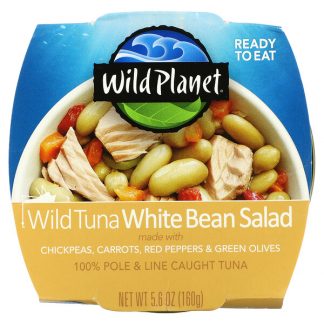 Wild Planet, Wild Tuna White Bean Salad, 5.6 oz (160 g)