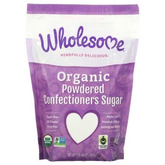 Wholesome, Organic Powdered Confectioners Sugar, 1 lb (454 g)