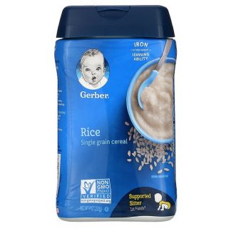 Gerber, Rice Cereal, Single Grain, 8 oz (227 g)