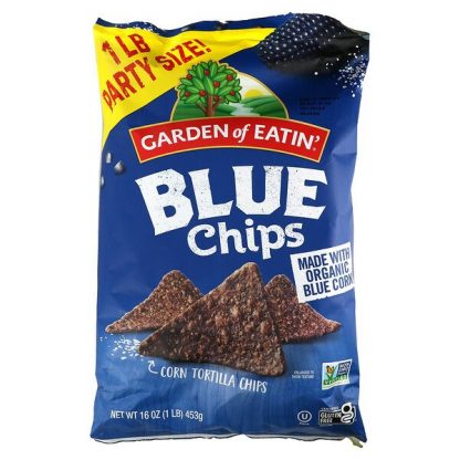 Garden of Eatin', Corn Tortilla Chips, Blue Chips, 16 oz (453 g)