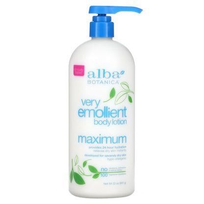 Alba Botanica, Very Emollient, Body Lotion, Maximum, 32 oz (907 g)