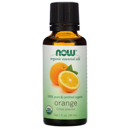 NOW Foods, Organic Essential Oils, Orange, 1 fl oz (30 ml)