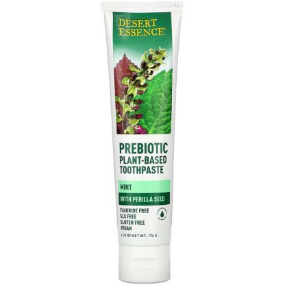 Desert Essence, Prebiotic, Plant-Based Toothpaste, Mint, 6.25 oz (176 g)