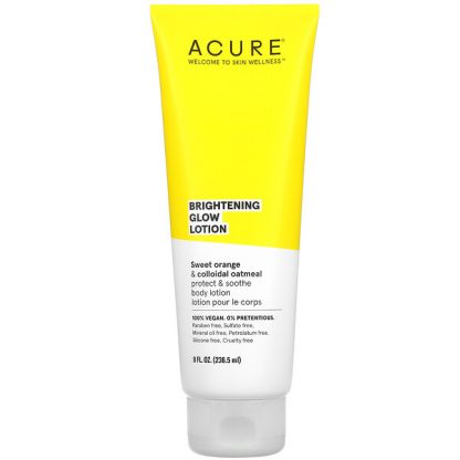 Acure, Brightening Glow Lotion, 8 fl oz (236.5 ml)