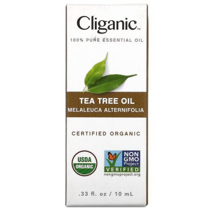 Cliganic, 100% Pure Essential Oil, Tea Tree, 0.33 fl oz (10 ml)