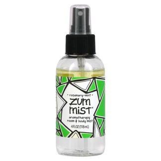 ZUM, Zum Mist, Aromatherapy Room & Body Mist, Rosemary-Mint, 4 fl oz (118 ml)