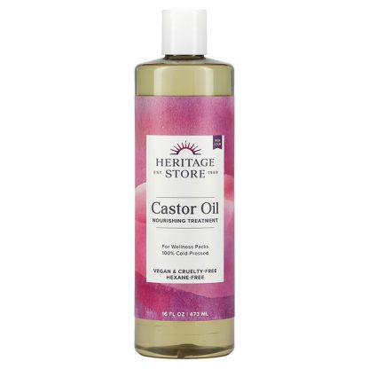 Heritage Store, Castor Oil, Nourishing Treatment, 16 fl oz (473 ml)