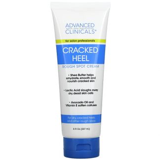 Advanced Clinicals, Cracked Heel, Rough Spot Cream, 8 fl oz (237 ml)