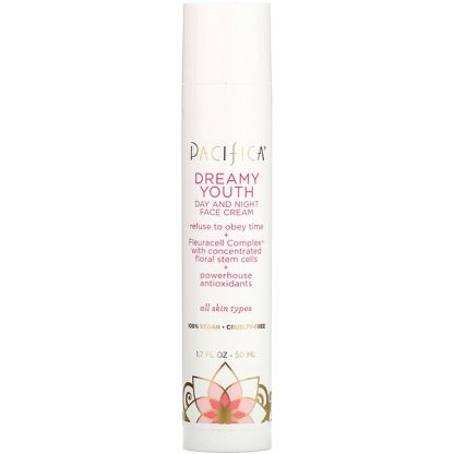 Pacifica, Dreamy Youth, Day and Night Face Cream, All Skin Types, 1.7 fl oz (50 ml)