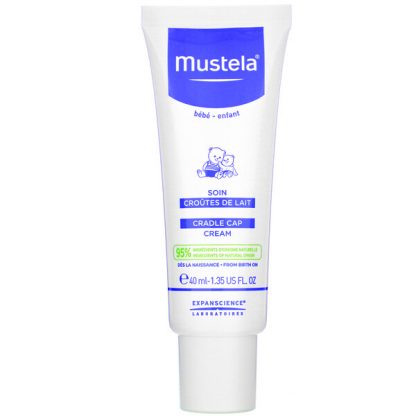 Mustela, Cradle Cap Cream, 1.35 fl oz (40 ml)