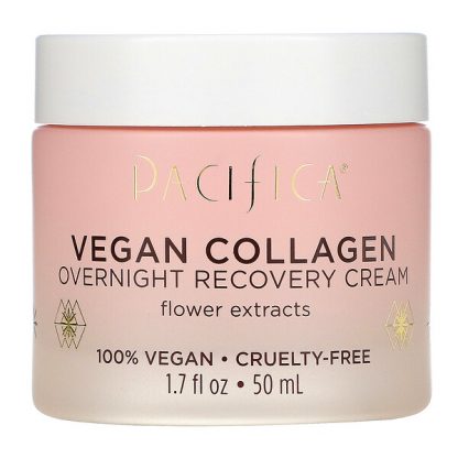 Pacifica, Vegan Collagen, Overnight Recovery Cream, 1.7 fl oz (50 ml)