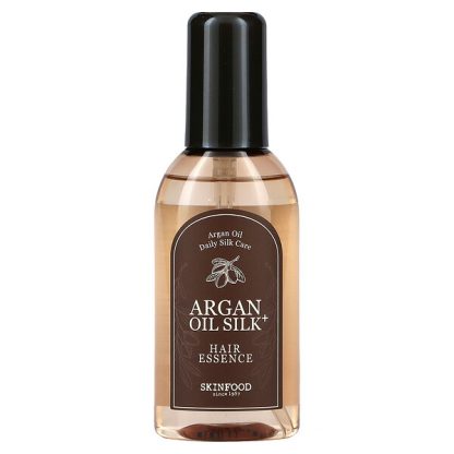 Skinfood, Argan Oil Silk Plus, Hair Essence, 3.38 fl oz (100 ml)