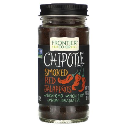 Frontier Co-op, Chipotle, Smoked Red Jalapenos, 2.15 oz (61 g)