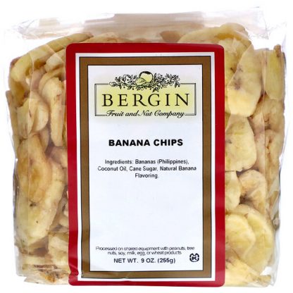 Bergin Fruit and Nut Company, Banana Chips, 9 oz (255 g)