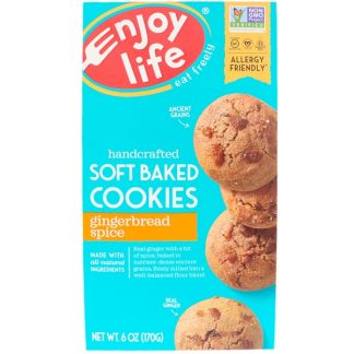 Enjoy Life Foods, Soft Baked Cookies, Gingerbread Spice, 6 oz (170 g)