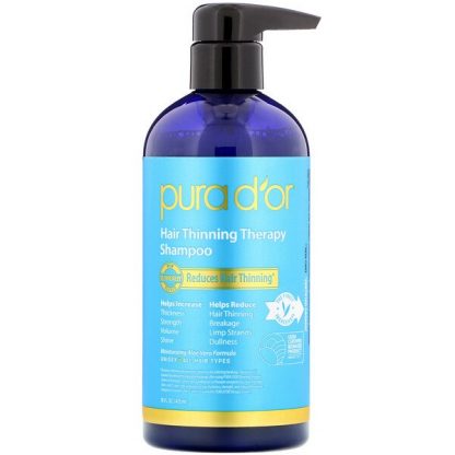 Pura D'or, Hair Thinning Therapy Shampoo, 16 fl oz (473 ml)