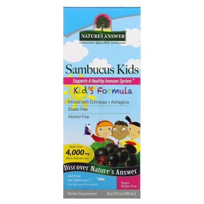 Nature's Answer, Sambucus Kid's Formula, 4,000 mg, 8 fl oz (240 ml))