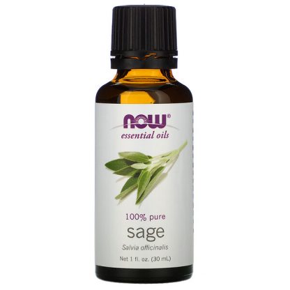 NOW Foods, Essential Oils, Sage, 1 fl oz (30 ml)