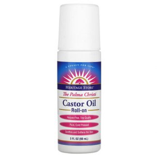 Heritage Store, Castor Oil Roll-On, 3 fl oz (90 ml)