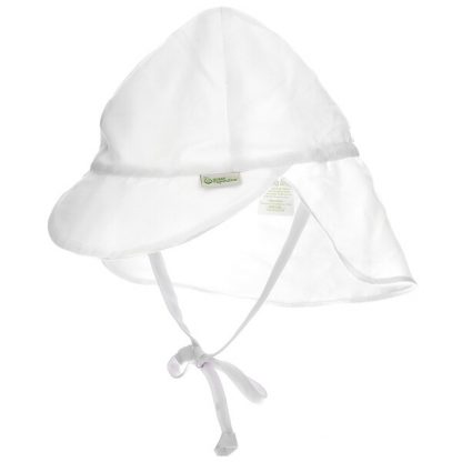 Green Sprouts, Sun Protection Hat, 0-6 Months, White, 1 Count