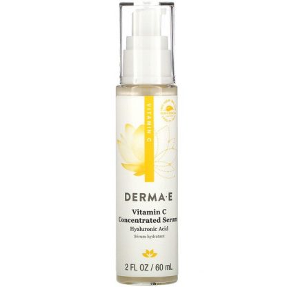 Derma E, Vitamin C Concentrated Serum, Hyaluronic Acid, 2 fl oz (60 ml)