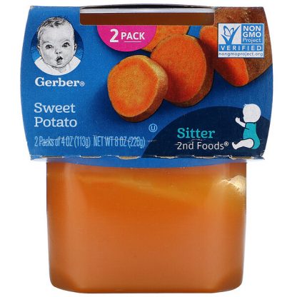 Gerber, Sweet Potato, 2 Pack, 4 oz (113 g) Each