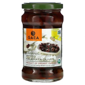 Gaea, Organic Pitted Kalamata Olives, 10.2 oz (290 g)