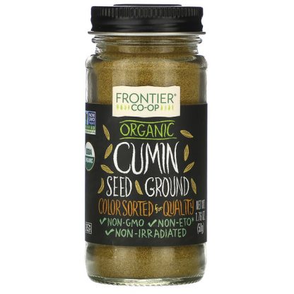 Frontier Co-op, Organic Cumin Seed, Ground, 1.76 oz (50 g)